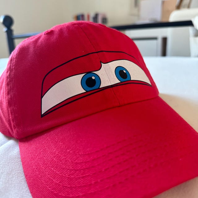 Lightning Mcqueen Hat | Cars Mcqueen Eyes Printed Hat | Cars
