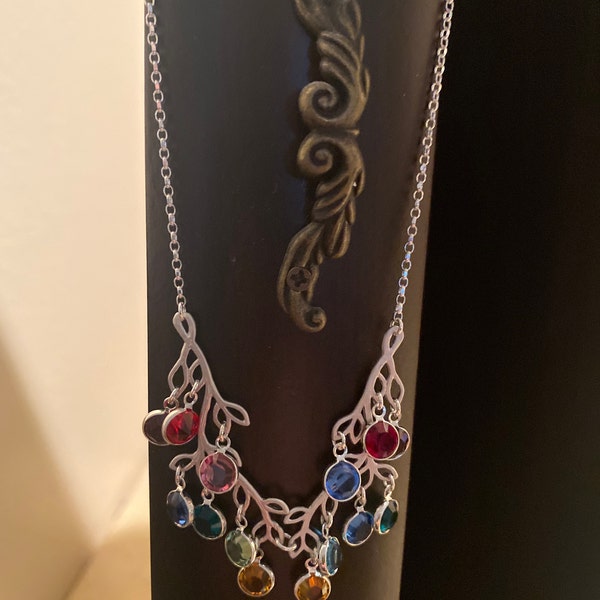 Elegant Shiny Necklace With Pearls Made Of Sterling Silver main image 1