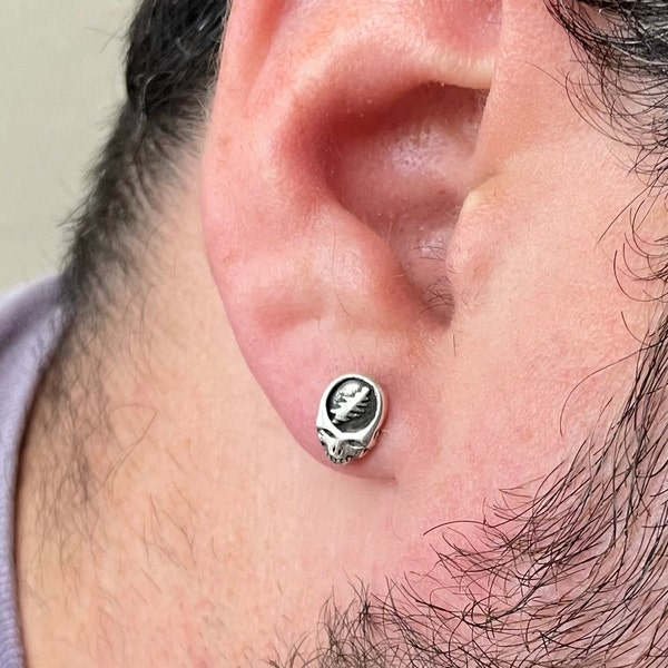 6 mm ball crystal stud earrings in sterling silver