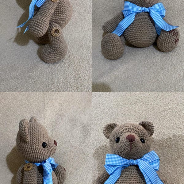 Teddy Bear Crochet Pattern / Amigurumi Pattern - Etsy