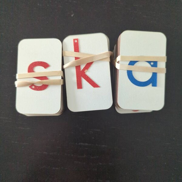 Mini Sandpaper Letters Cursive Set - Uppercase, Lowercase and Numbers ...