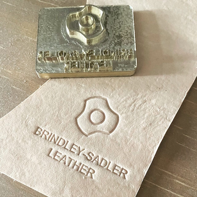 Custom brass leather stamp – Broadway Leather Company
