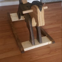 Antique 1890 Rocking Horse Quick N' Easy Heirloom Rocking Horse Wood ...
