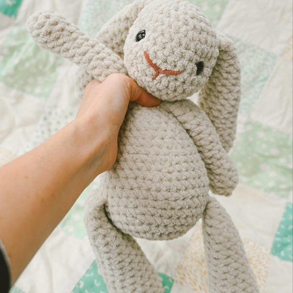 The Boho Bunny Stuffie Crochet Pattern | Rabbit Crochet Pattern ...