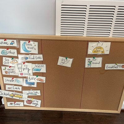 Days of the Week Printable Labels for Visual Schedule - Etsy