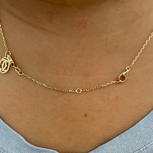 Necklace Extender Durable 14K Gold Plated Solid Brass Slider Necklace  Bracelet Extenders Gold Extension Chains for Neckalces（1 2 3 inch）