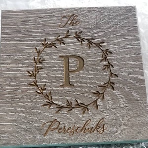 Wood Monogram With Name Custom Laser Cut Wood Sign Family - Etsy