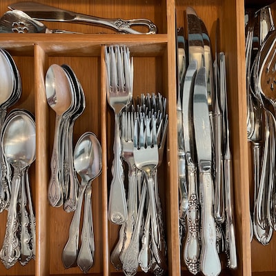 Mismatched Silverware Sets Flatware Stainless Utensils Eclectic ...