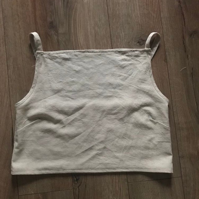 Linen Tank Top/ Adjustable Straps/ Top Sewing Pattern Size