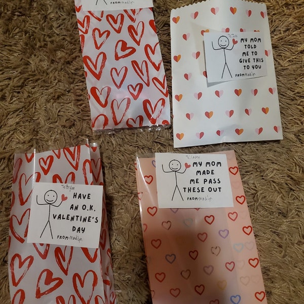 Funny Kids Valentine's Day Cards, Printable Classroom Valentines ...