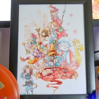 A4 / A5 Final Fantasy VI Art Print - FF6 Locke Cole, Terra Branford ...