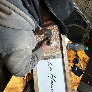 Etsy-koper heeft een foto van de aankoop toegevoegd
