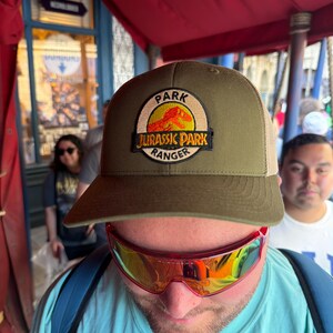 Jurassic Park Ranger Park Security Hat Snapback Trucker Mesh Cap
