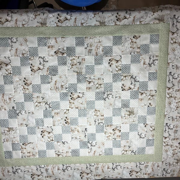 Baby Four Patch Quilt Pattern: Crib Size (PDF or Word Download) - Etsy