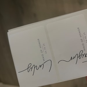 Printed Bridesmaid Wine Label Bridesmaid Proposal Wine or Champagne ...