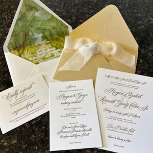 Letterpress Wedding Menu DEPOSIT, Custom Letterpress Wedding Menu, Wedding Menus, Custom Wedding Stationery, Letterpress Menu, Custom Menu