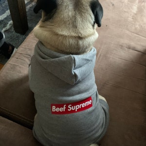 Givenchy Dog Hoodie - The Supreme Paw Supply  Dog hoodie, Custom dog  shirts, Dog summer clothes