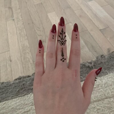 Ships From US 12 Colored Natural Henna Herbal Cones Instant Temporary ...