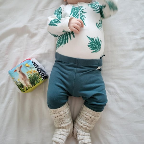 Baby Footed One-Piece - Mist Bunny Meadow main image 1