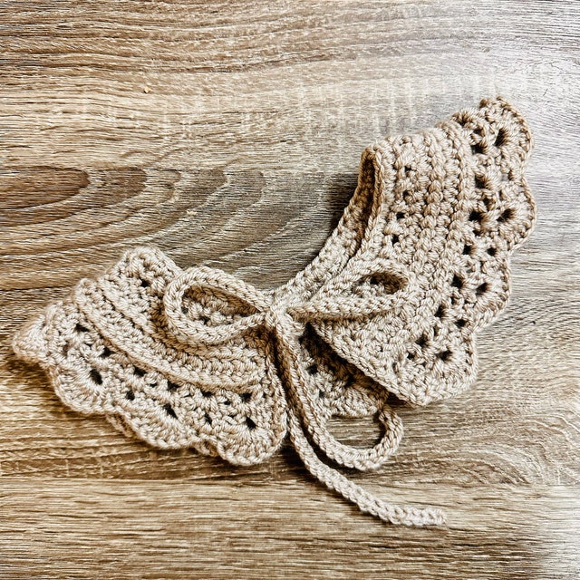 Crochet Pattern Lovely Collar, English US Terms - Etsy Crochet Pattern Lovely Collar, English US Terms - Etsy