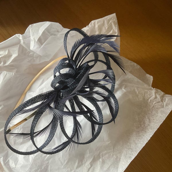 Aurora Fascinator in Duck Egg main image 0