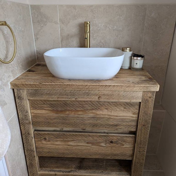 ABINGDON DOUBLE | Handmade Reclaimed Timber Bathroom Furniture ...