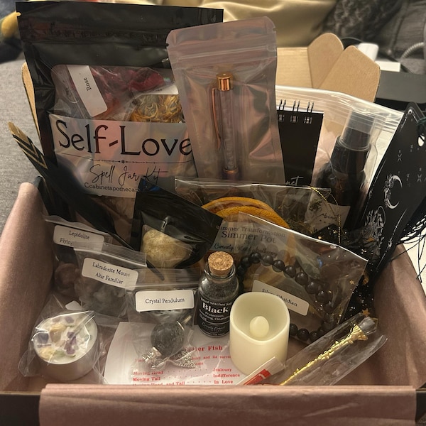 Full Moon Ritual Kit - Witchcraft - Crystals, Herbs, Tools ...