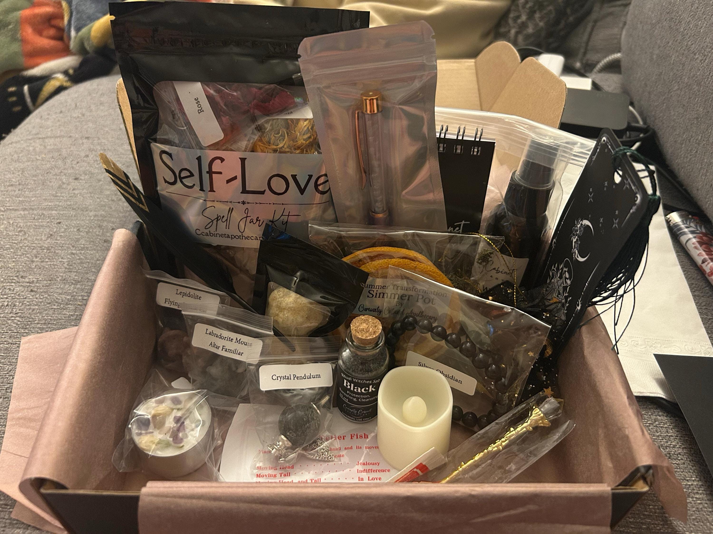 Large Witchcraft Mystery Box Gift Set - Surprise Witchcraft DIY Occult - Blind Date with a Witch - Witchy Gifts - Boo Basket