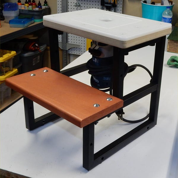 Mini Router Table Mount Workbench Benchtop Compact Mini Router Table Top: Quick-change Base, Multiple ...