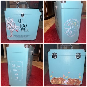 Customizable Vinyl Record Case Swift Inspired - Etsy
