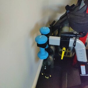 sunny spin bike weight holder
