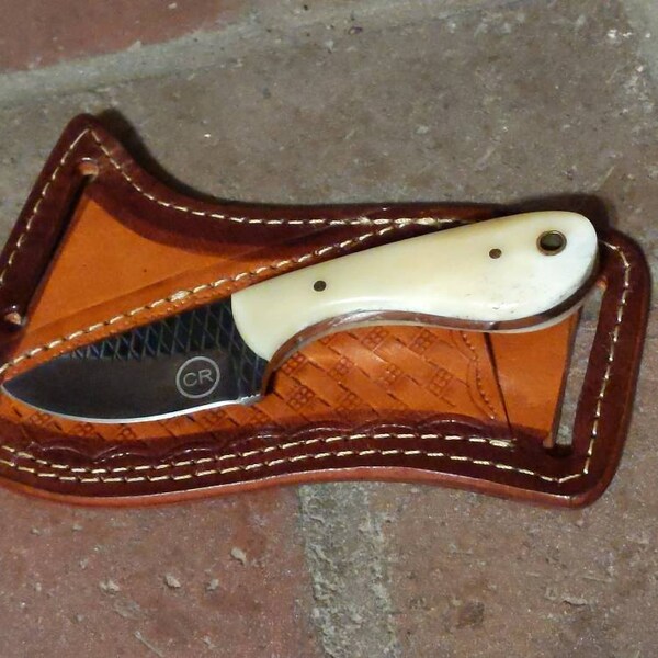 Rustic Ranger Cowboy Fixed Blade Knife - Premium Rasp Tool Steel main image 1