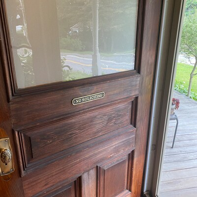 Vintage Brass Damper Open Closed Hook Sign - Etsy