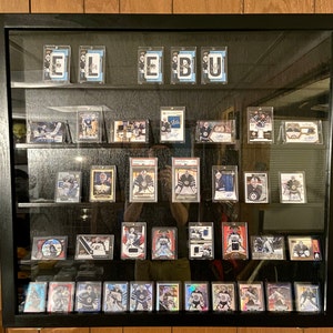 Sports Card Display Case for 50 PSA Graded Cards Deep Beckett 