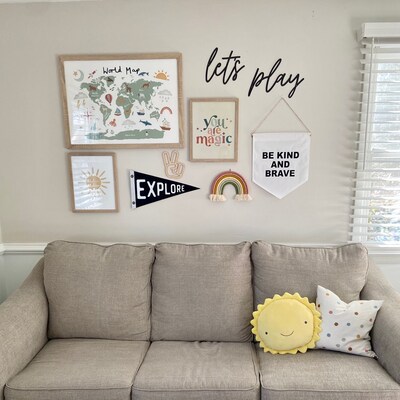 Handmade Fabric Chore Chart Fabric Chore Banner Decorative Chore Banner ...