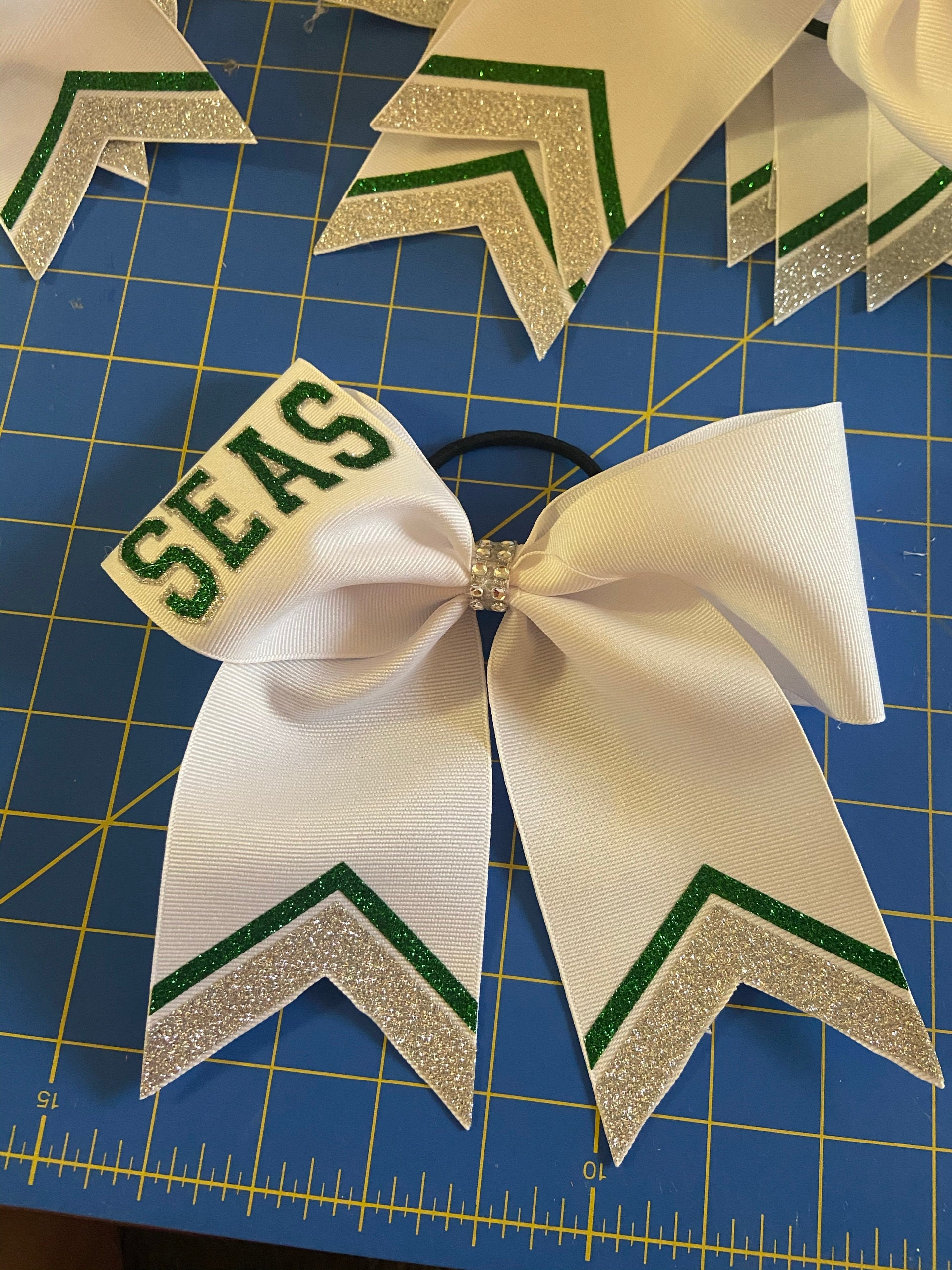 Cheer Bow Template Stripes Titans Icon For Vinyl Heat Transfer 3 Layout Plus 5 8 Tails Free Printable Pdf Diy Cheer Bow Guide