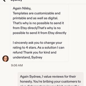 Nikki added a photo of their purchase