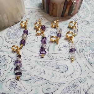 Natural Chevron Amethyst Irregular Pebble Nugget Chips Beads 7-8mm 15.5'' Strand
