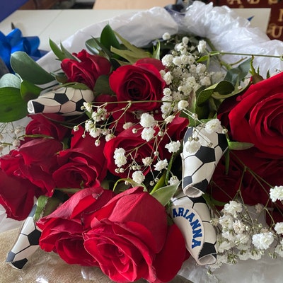 Soccer Rose Soccer Gifts for Girls Soccer Flower - Etsy