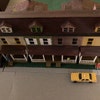 Ho-scale Pennsylvana Row House 4 Unt Model Brck Ext. 1:87 Scale
