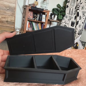 Coffin Shaped Snack Tray/dish W/lid - Etsy