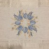 Hand Embroidery Beads Easter Basket Cover / Dark blue 49x33cm main image 0