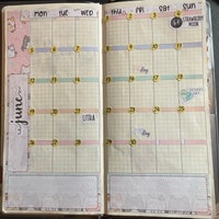 HOBONICHI Weeks Monthly Tabs Hobonichi Weeks Printable Stickers ...