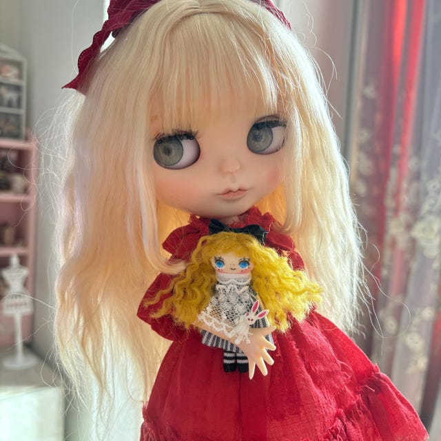 ブライス モヘア ウィッグ、Qbaby モヘア ウィッグ、Qbaby ドール