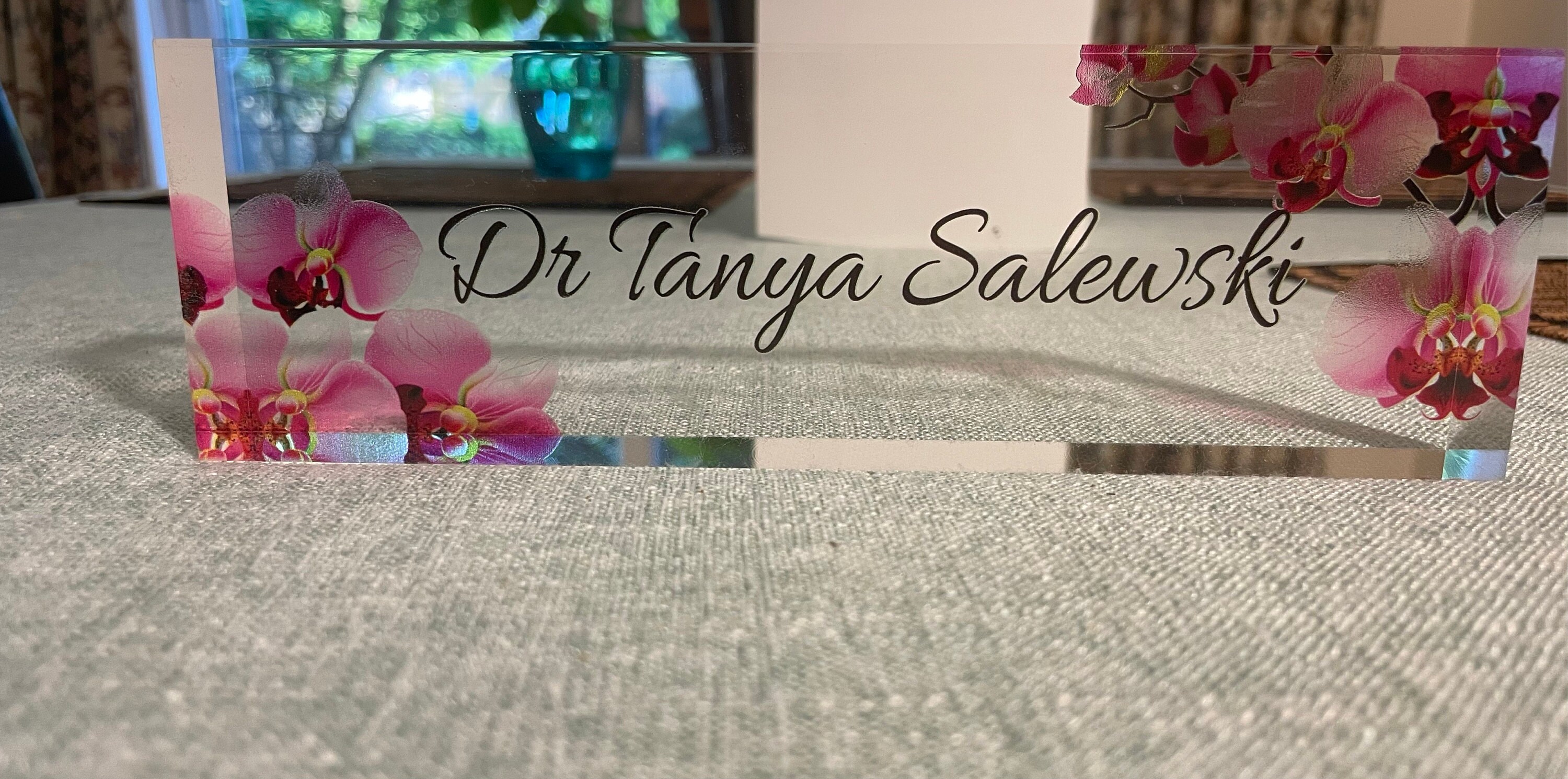 Artblox Office Desk Name Plate Personalized Custom Name Plates for