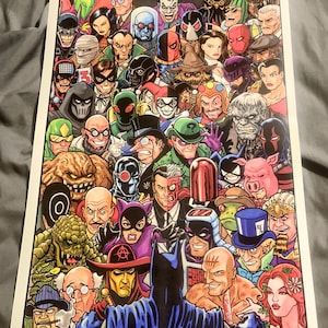 Batman Rogues Gallery 11x17 Fine Art Print -  Portugal