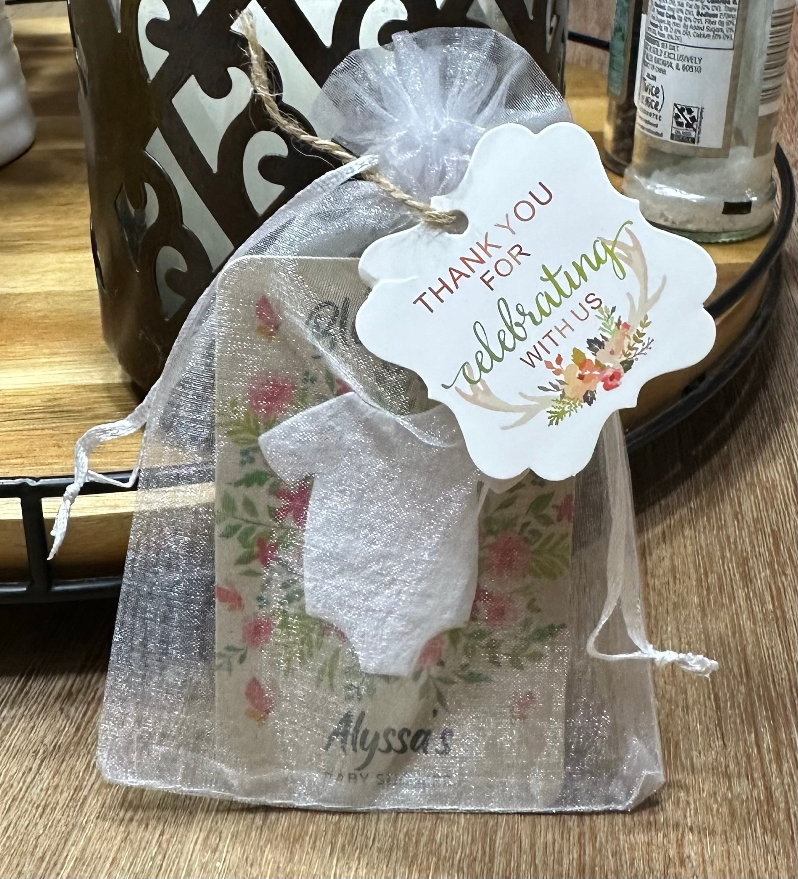 Baby In Bloom Baby Shower Favors For Guests - Wildflower Seed Packets Alternative - Good For Goodie Bags or Prizes