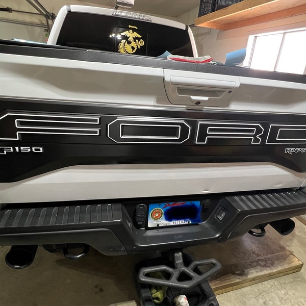 Raptor Car & Truck Decals & Vinyl Reflective Tailgate Letter