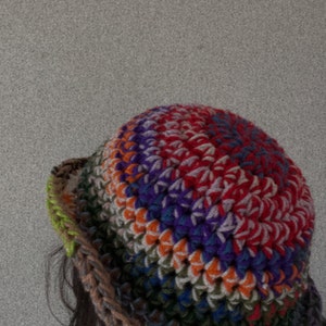 The Chunky Scrappy Crochet Bucket Hat PATTERN #14 (available