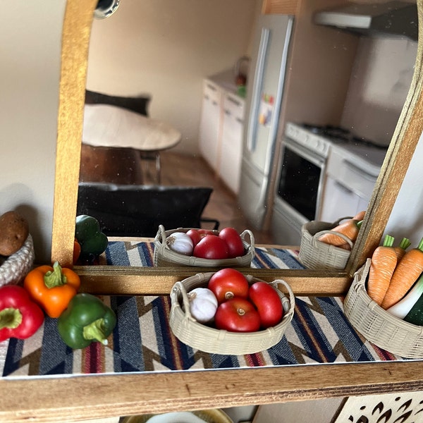 Watermelon 1/6 Scale Food, A Slice of Watermelon, Dollhouse Miniatures ...